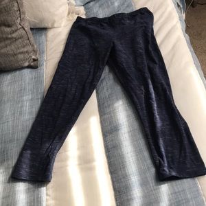 Blue heather Crop leggings